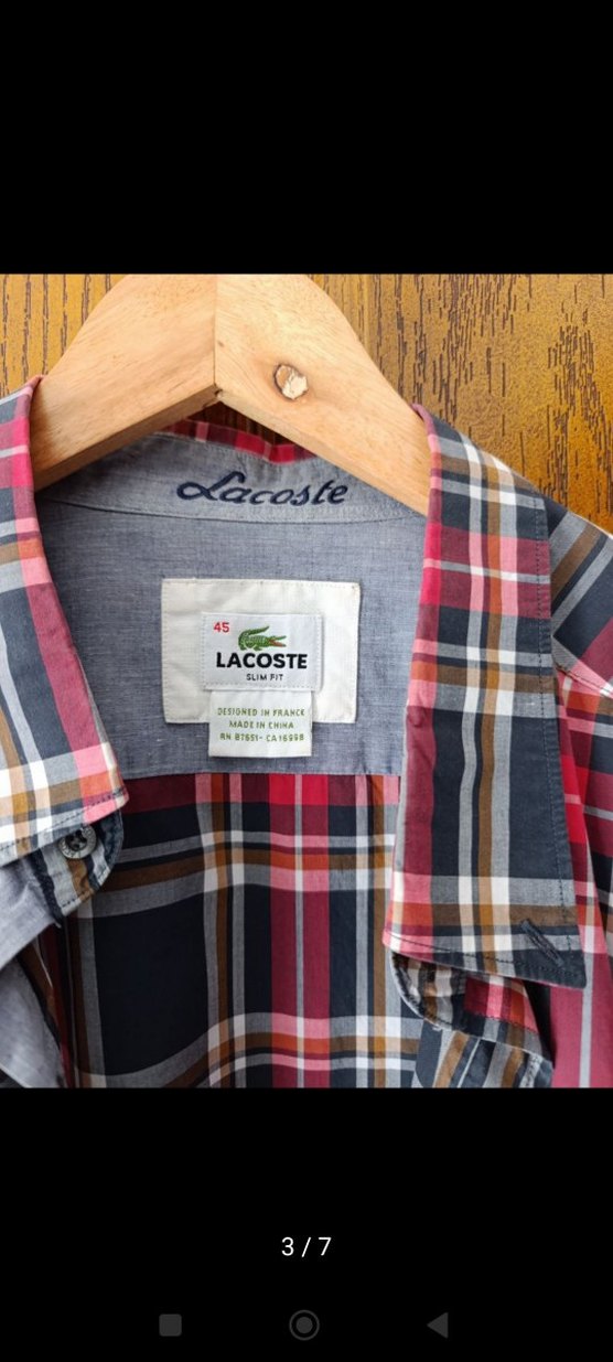 Lacoste Erkek Gömlek - Görsel 3