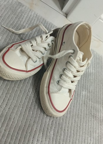 Beyaz çocuk Converse Spor Ayakkabı - Görsel 2