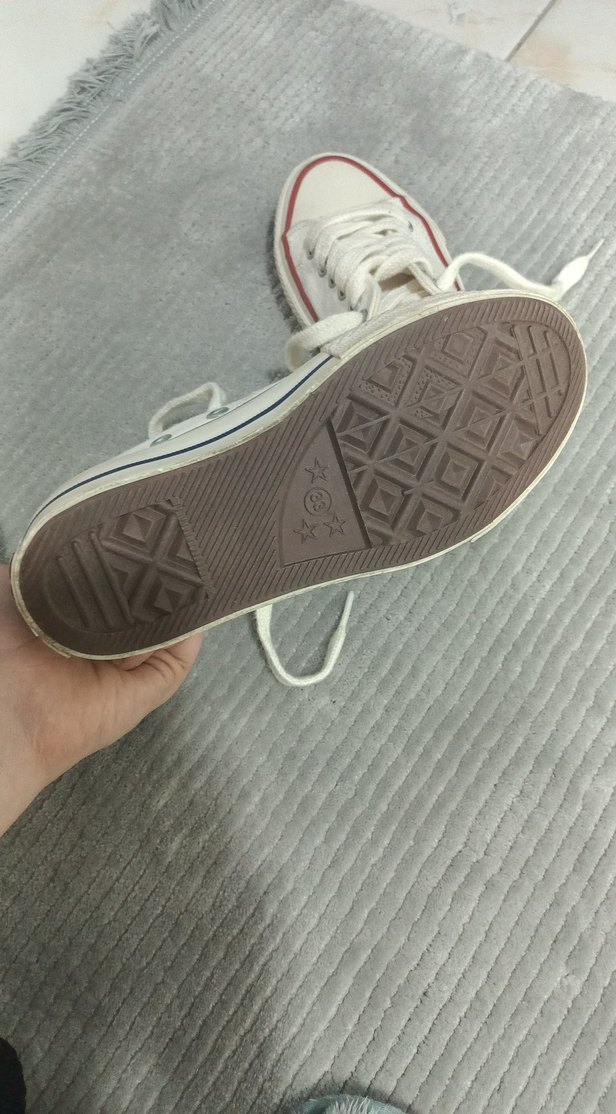 Beyaz çocuk Converse Spor Ayakkabı - Görsel 5