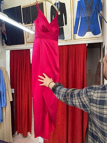 s Beden pembe Renk FUŞYA ABİYE