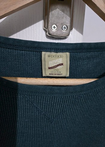 Kadın Koyu Yeşil Yün Kazak - Görsel 2