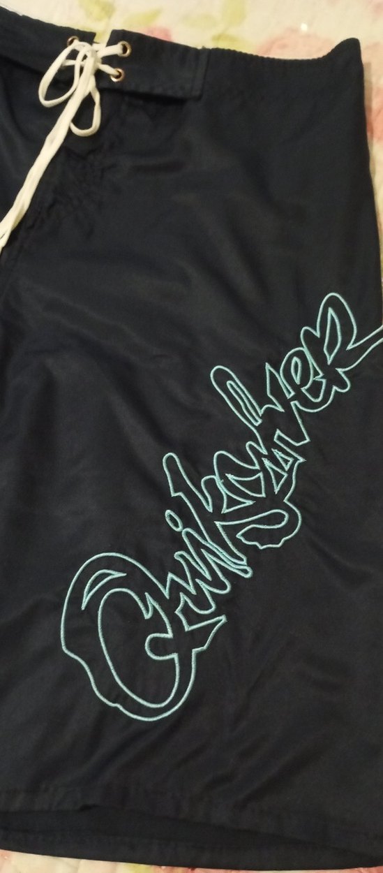 Siyah Parlak Erkek Midi Yüzme Şortu - Görsel 4