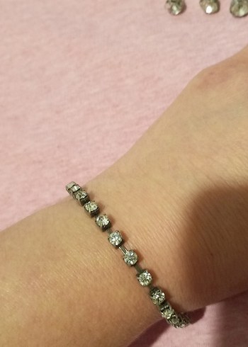 Bej Metal Vintage Saç Tokaları ve Bileklik - Görsel 5