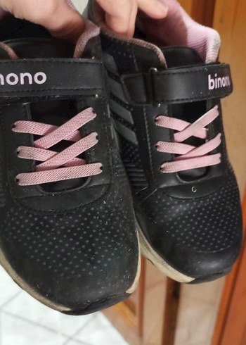 Kız Çocuk Pembe Baskılı Spor Ayakkabı - Görsel 6