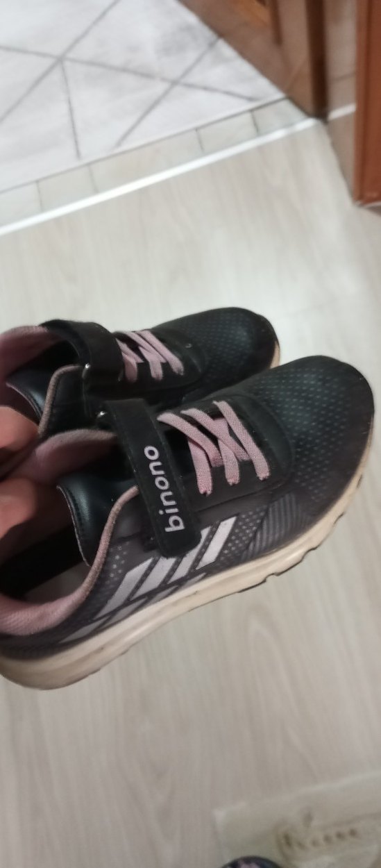 Kız Çocuk Pembe Baskılı Spor Ayakkabı - Görsel 2