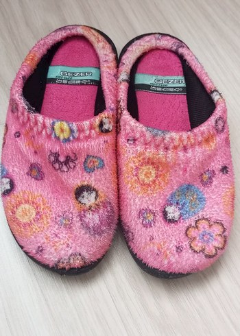 Nakışlı Renkli Kız Çocuk Sıcak Ev Terlikleri - Görsel 8