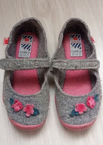 Nakışlı Renkli Kız Çocuk Sıcak Ev Terlikleri - Görsel 7