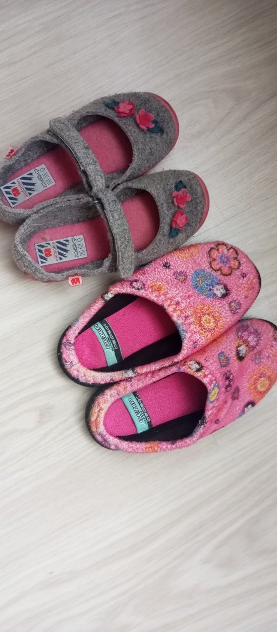 Nakışlı Renkli Kız Çocuk Sıcak Ev Terlikleri - Görsel 4