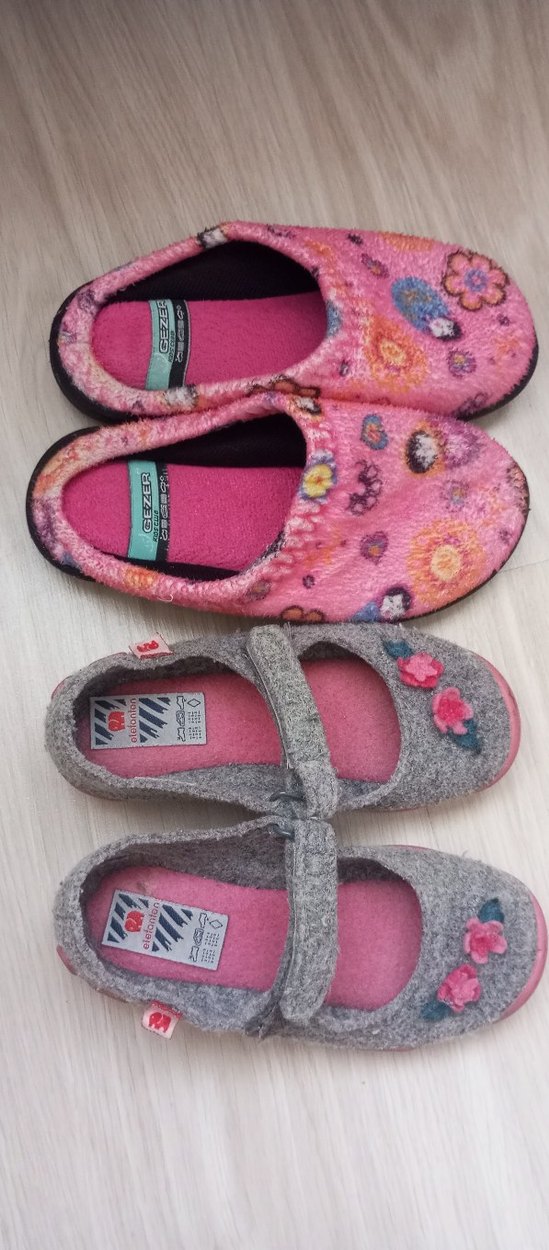 Nakışlı Renkli Kız Çocuk Sıcak Ev Terlikleri - Görsel 5