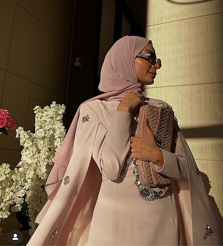 Zara Senna design pelerinli abiye