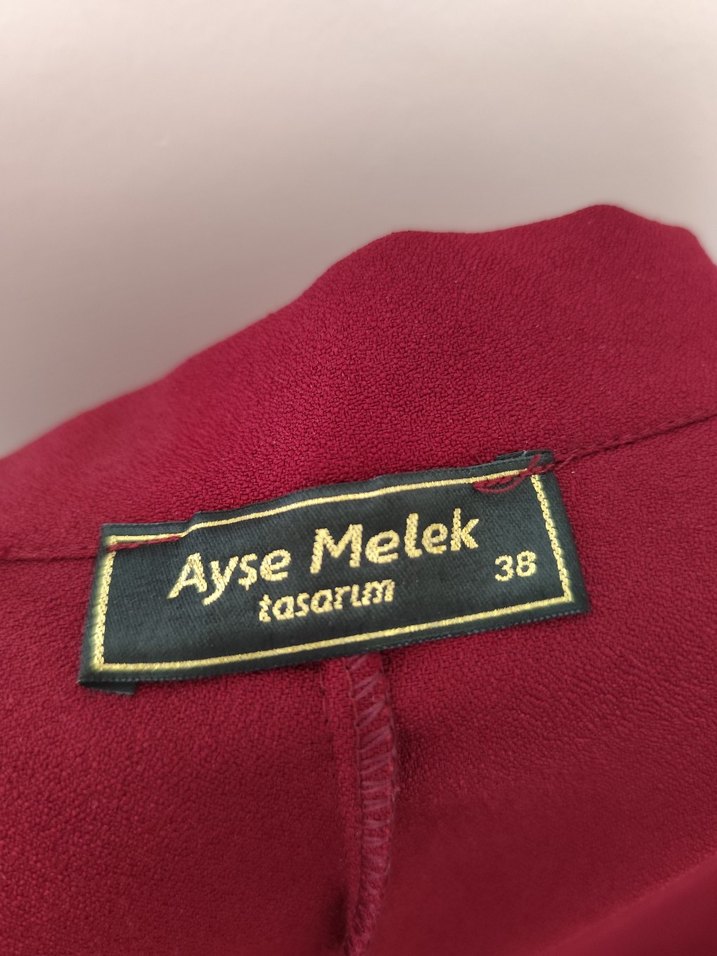 Bordo tesettür takım - Görsel 3