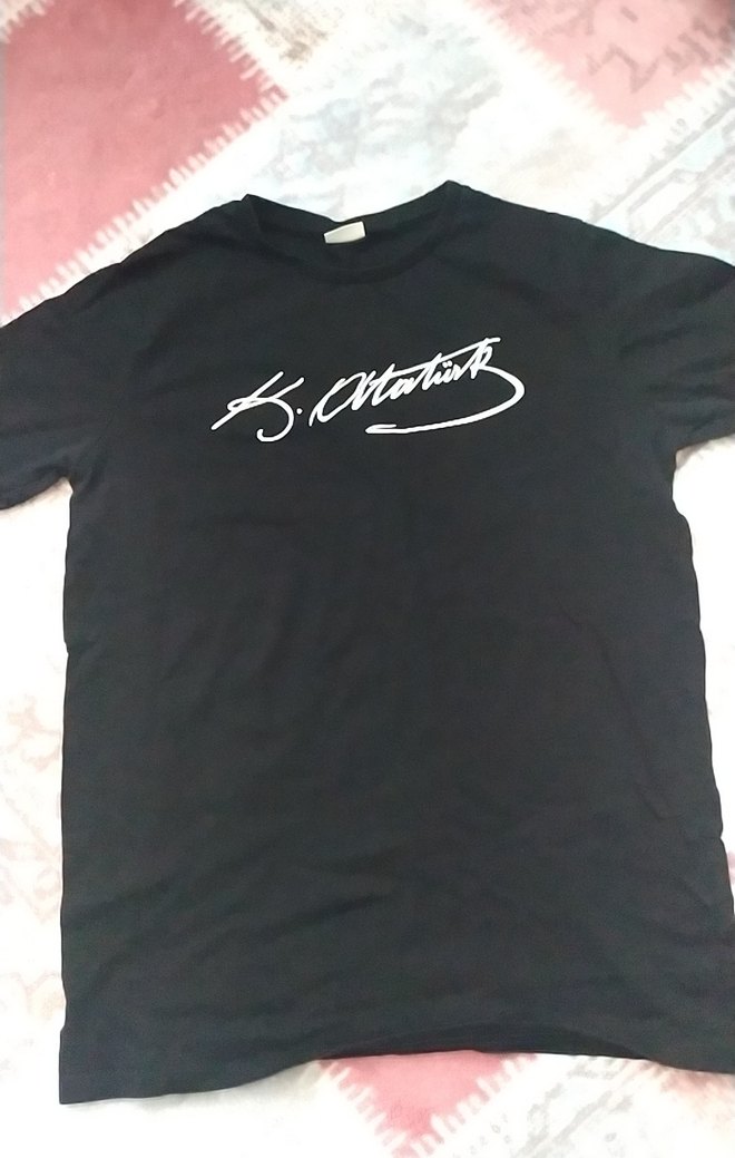 çocuk  Siyah Pamuklu Kısa Kollu Tişört - Görsel 2