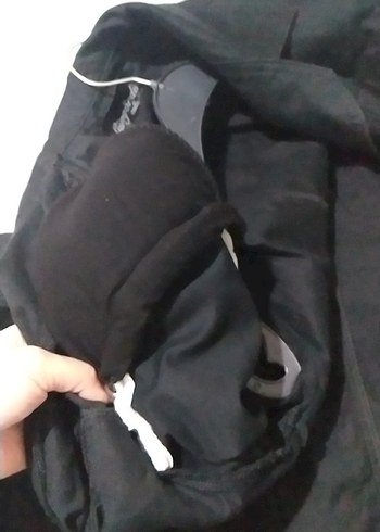 Kadın Siyah Midi Trençkot - Görsel 6