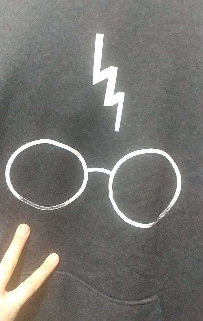 Siyah Baskılı Uzun Kollu Sweatshirt - Görsel 3