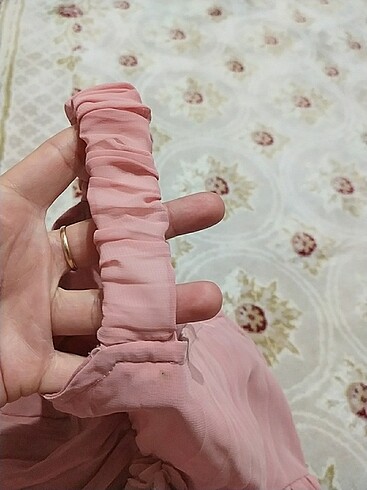 24-36 Ay Beden pembe Renk Kız çocuğu elbise
