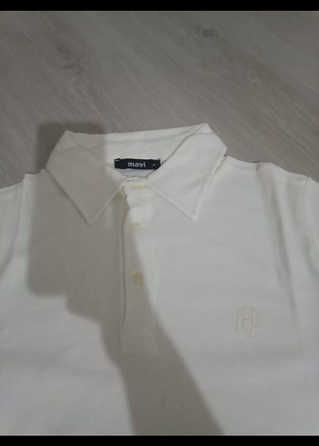 Mavi Jeans Erkek Beyaz Kısa Kollu Polo Tişört