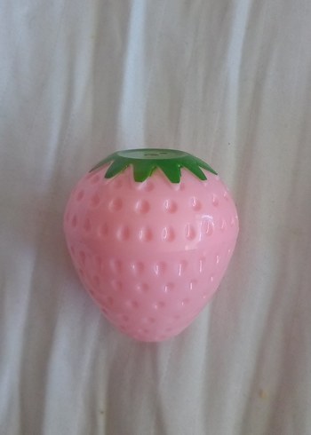 Pembe Çilek Şeklinde Dudak Parlatıcısı - Görsel 2