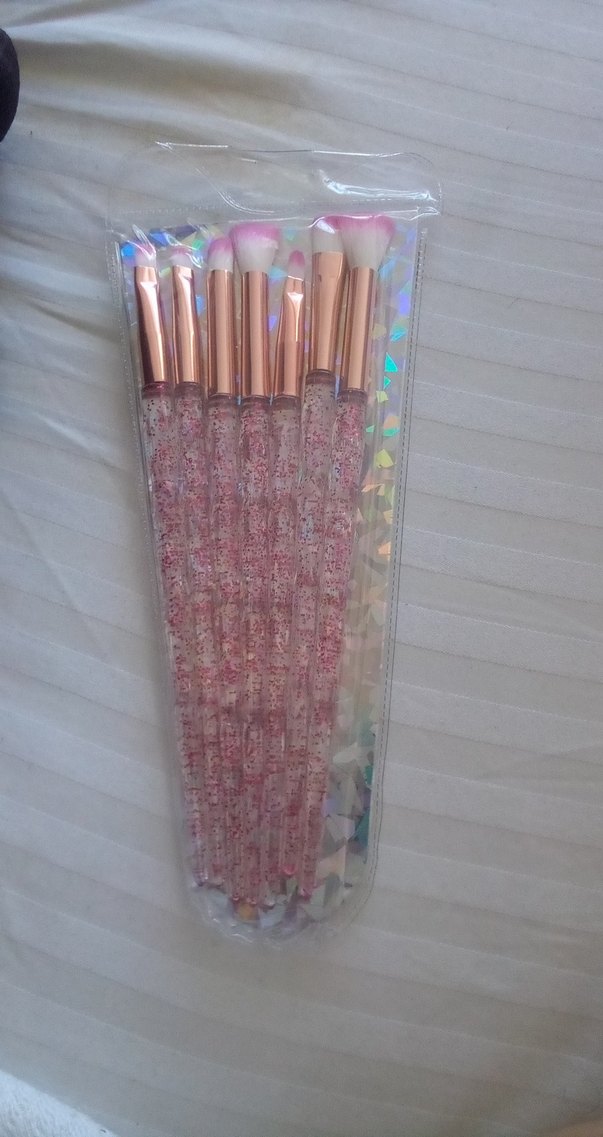 Pembe Makyaj Fırçası Seti - Görsel 2