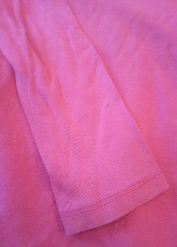 Kız Çocuk Pembe uzun Kollu Basic Tişört - Görsel 4