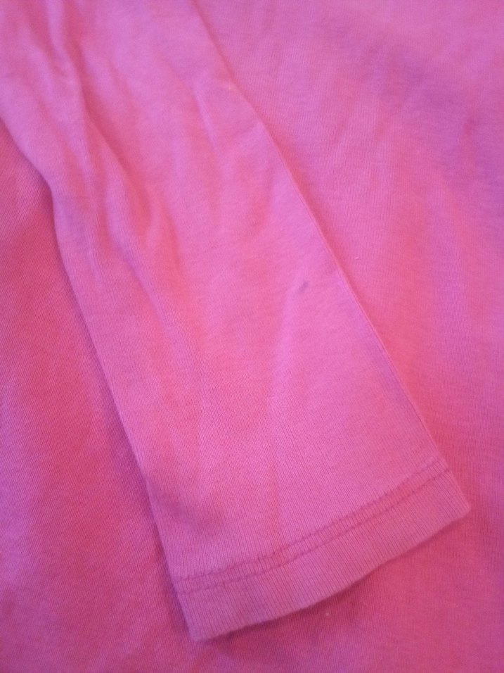 Kız Çocuk Pembe uzun Kollu Basic Tişört - Görsel 4