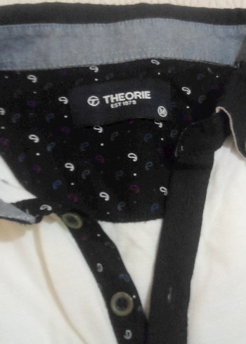 Beyaz Gri Detaylı Polo Yaka Tişört - Görsel 3