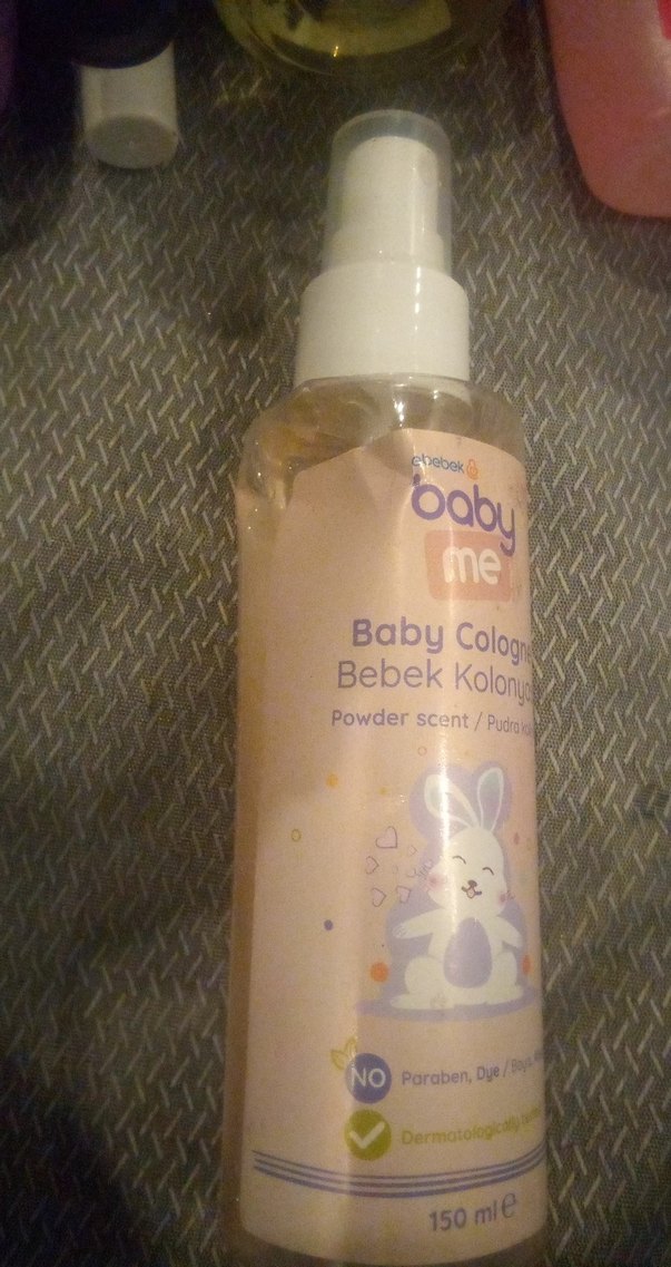 Baby Me Bebek Kolonyası Pudra Kokulu - Görsel 3