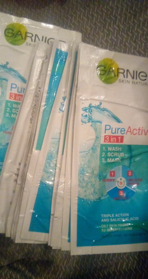 Garnier Pure 3'ü 1 Arada Yüz Temizleme Paketi tek kullanımlık - Görsel 5