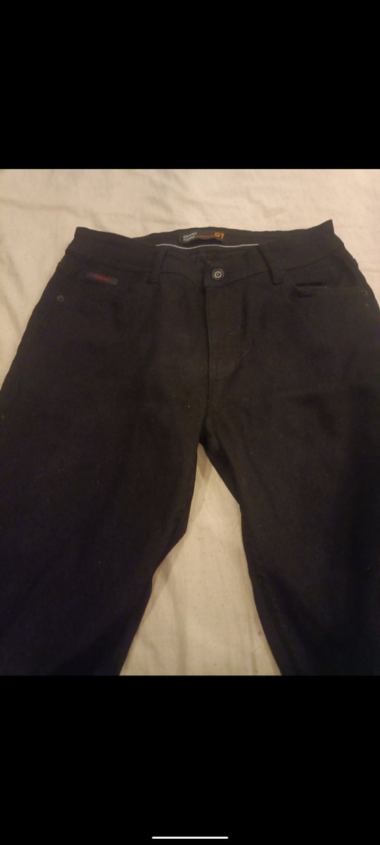 Siyah Erkek Kot Pantolon Kemerli Regular Fit - Görsel 2