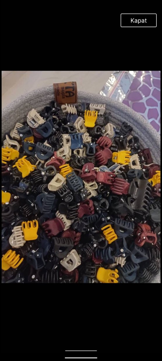 Renkli Elastik Çocuk Saç Tokaları Seti - Görsel 3