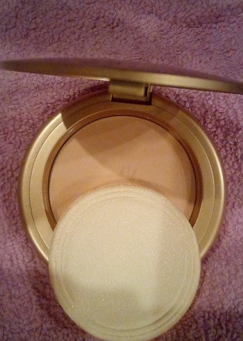 Bej Pudra Kompakt Makyaj - Görsel 4