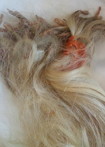 SAÇ KAYNAĞI 1 KEZ KULLANILDI 35 cm - Görsel 2