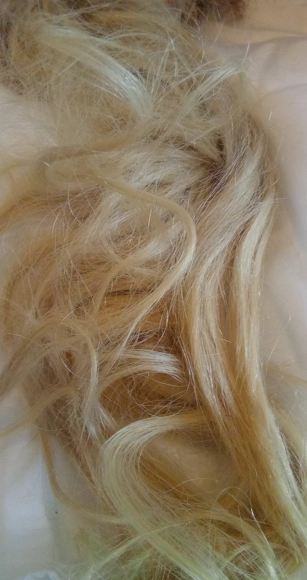 SAÇ KAYNAĞI 1 KEZ KULLANILDI 35 cm - Görsel 3