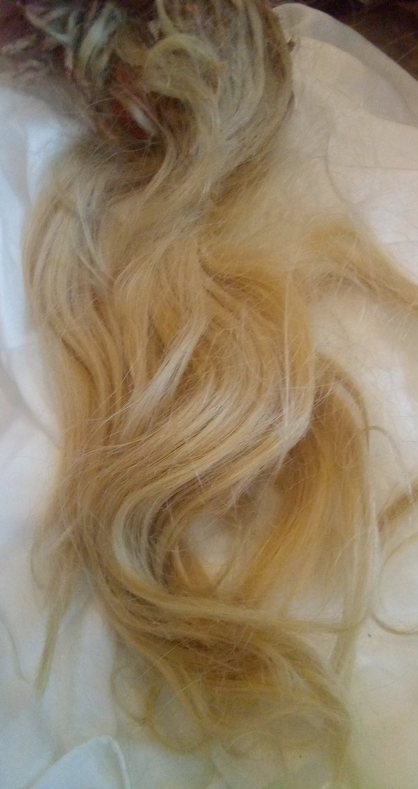 SAÇ KAYNAĞI 1 KEZ KULLANILDI 35 cm - Görsel 5