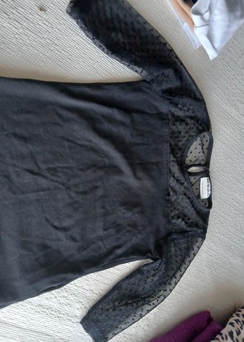 Kürk Detaylı Mor Mini Triko  kız çocuk Ceket tullü buluz - Görsel 7