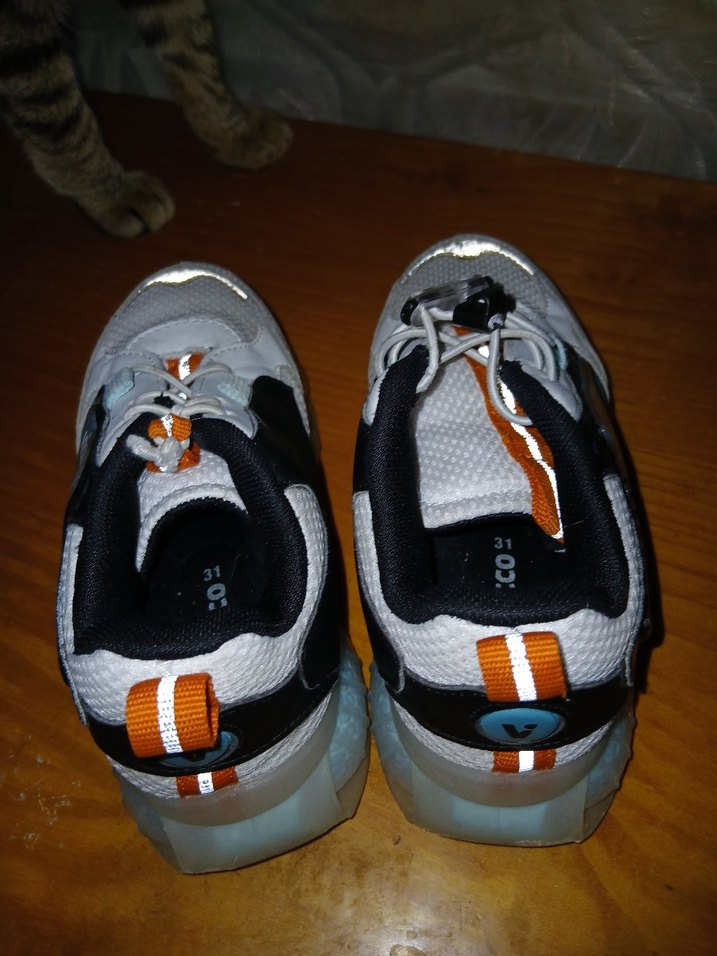 Gri Beyaz Erkek Çocuk Spor Ayakkabı - Görsel 3