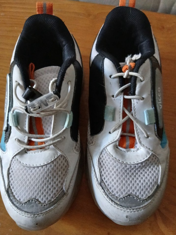 Gri Beyaz Erkek Çocuk Spor Ayakkabı - Görsel 2