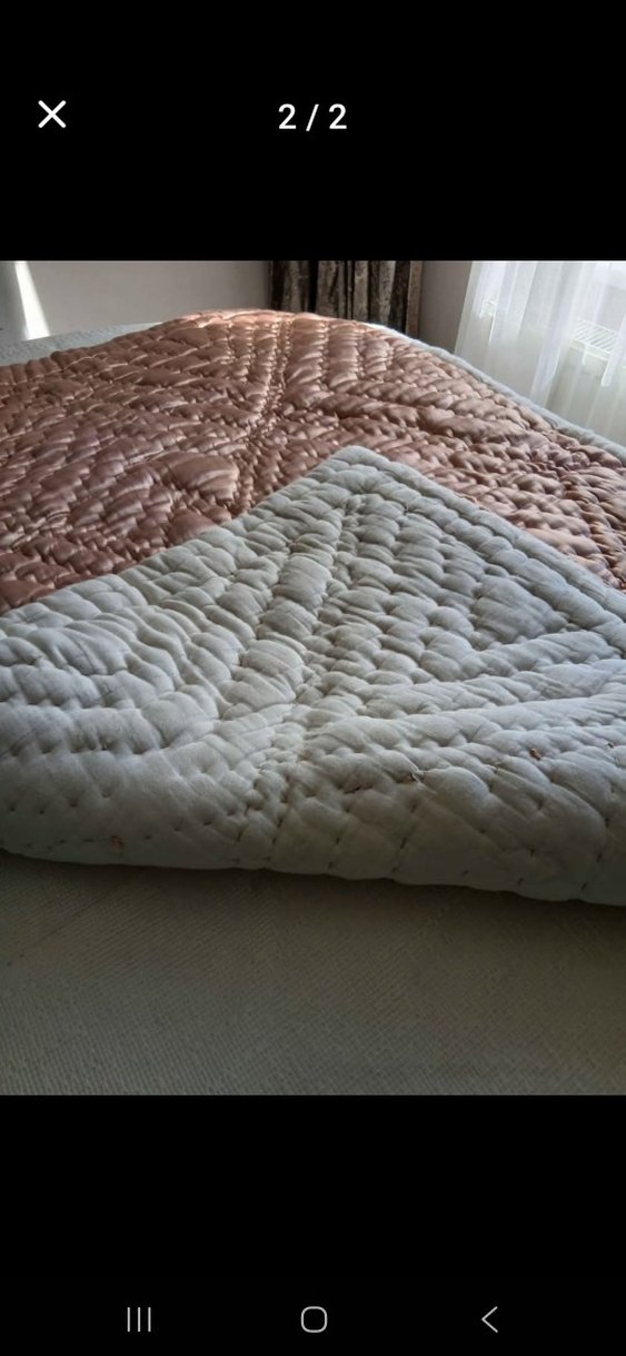 130 a 100 cm ölculerde saten pamuk bebek yorganı - Görsel 2