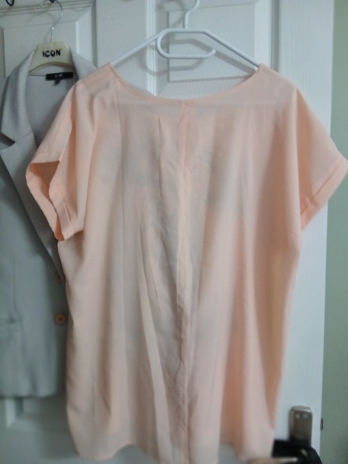 Pembe Bohem Desenli Kısa Kollu Tişört - Görsel 3