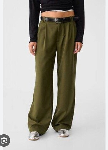 Stradivarius Stradivarius kemerli smart pantolon