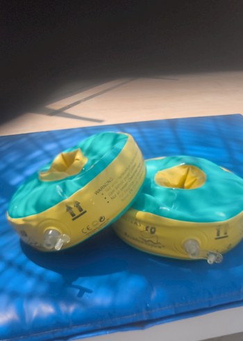 Swimtrainer Turkuaz Sari Cocuk Havuz Sisme Halkasi