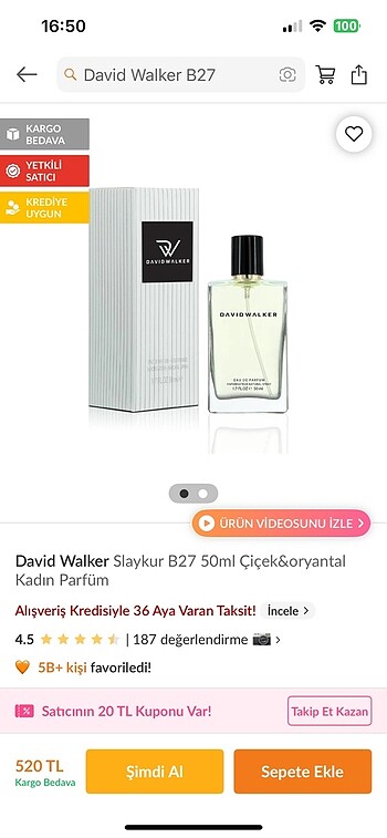Kadın parfüm