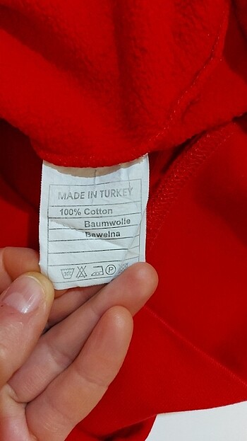 s Beden kırmızı Renk Sweatshirt