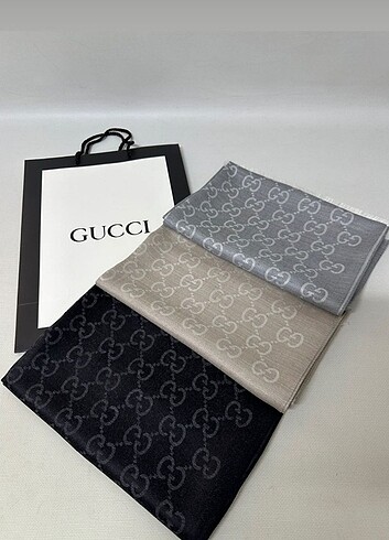 Gucci Gucci A kalite yün ipek sal