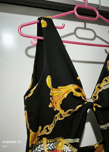 Zincir Detaylı Halter Yaka bikini - Görsel 8