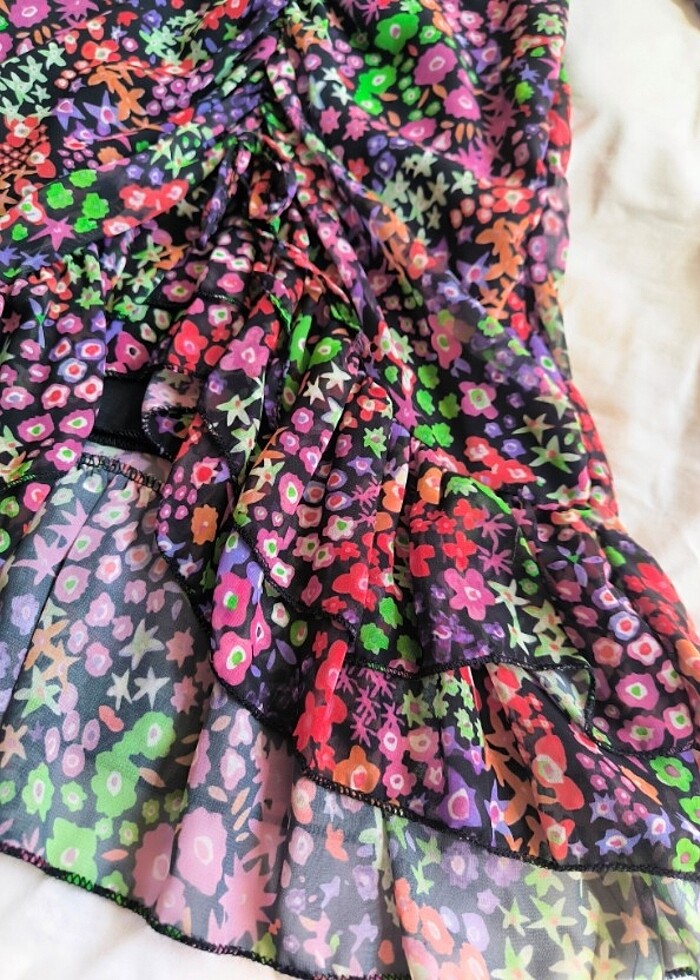 Mini büzgülü elbise  - Görsel 4