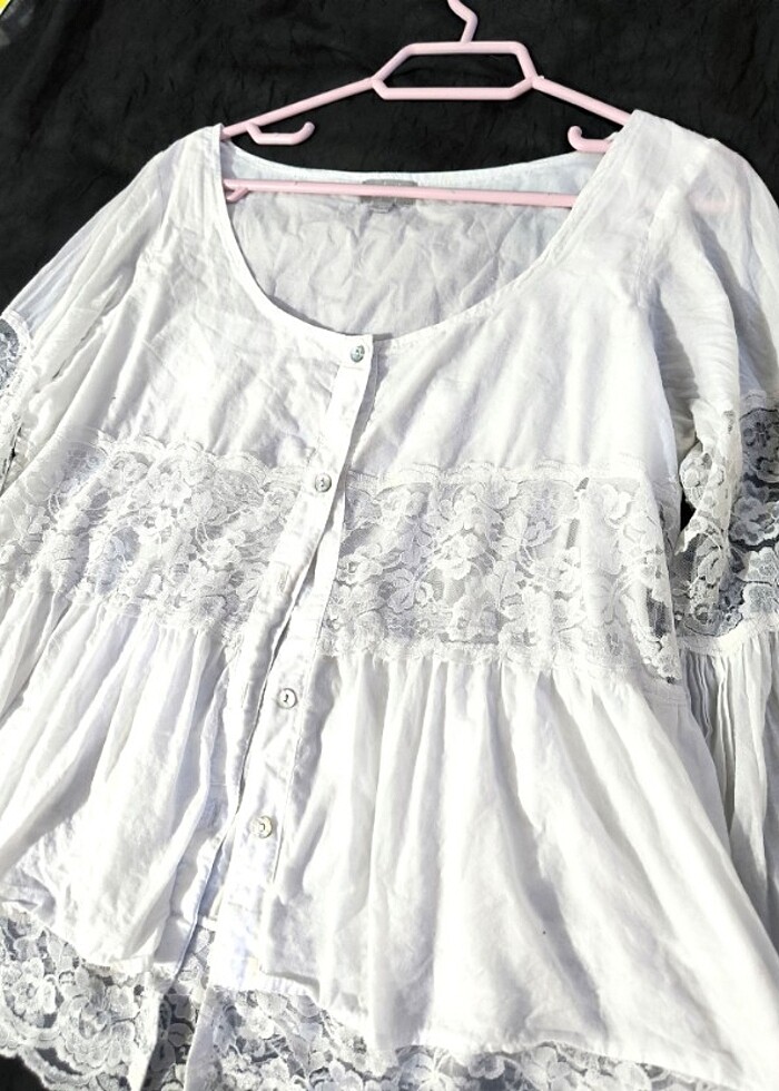 Beyaz gömlek  - Görsel 5