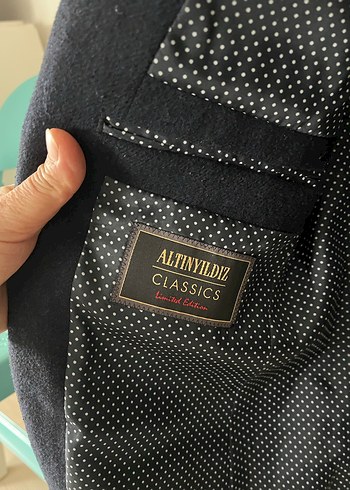 Erkek siyahDüğmeli Normal Kesim Takım Ceketi - Görsel 5