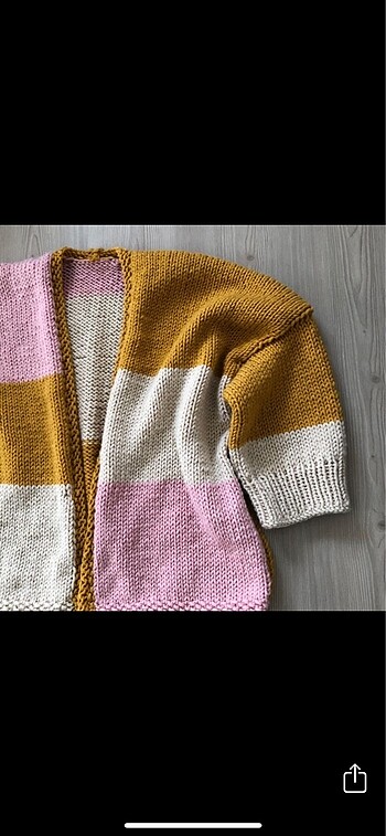 Elörgüsü hırka - Görsel 8