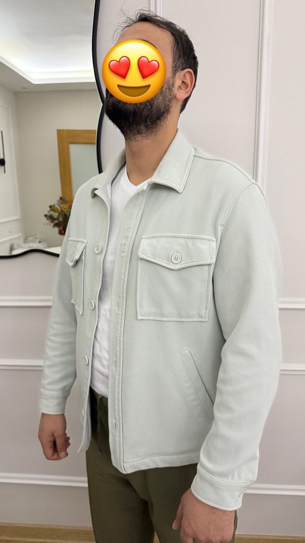 Zara gömlek ceket - Görsel 3