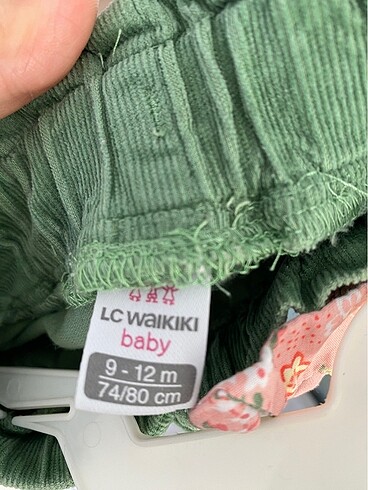 9-12 Ay Beden yeşil Renk Şort lcw
